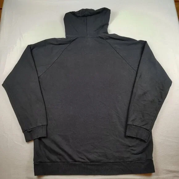 Under Armour Sweatshirt Mens 3XL Black Pullover Hoodie - Picture 2 of 8